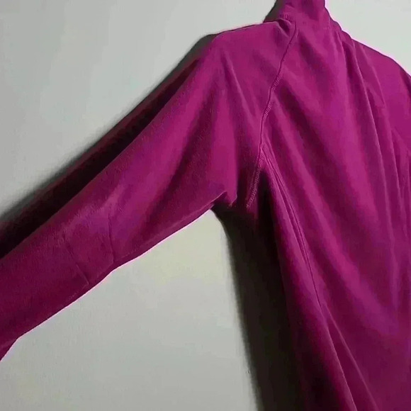 EDDIE BAUER Ladies Full-Zip Microfleece Pink Jacket EB225 Size Medium - Picture 11 of 13